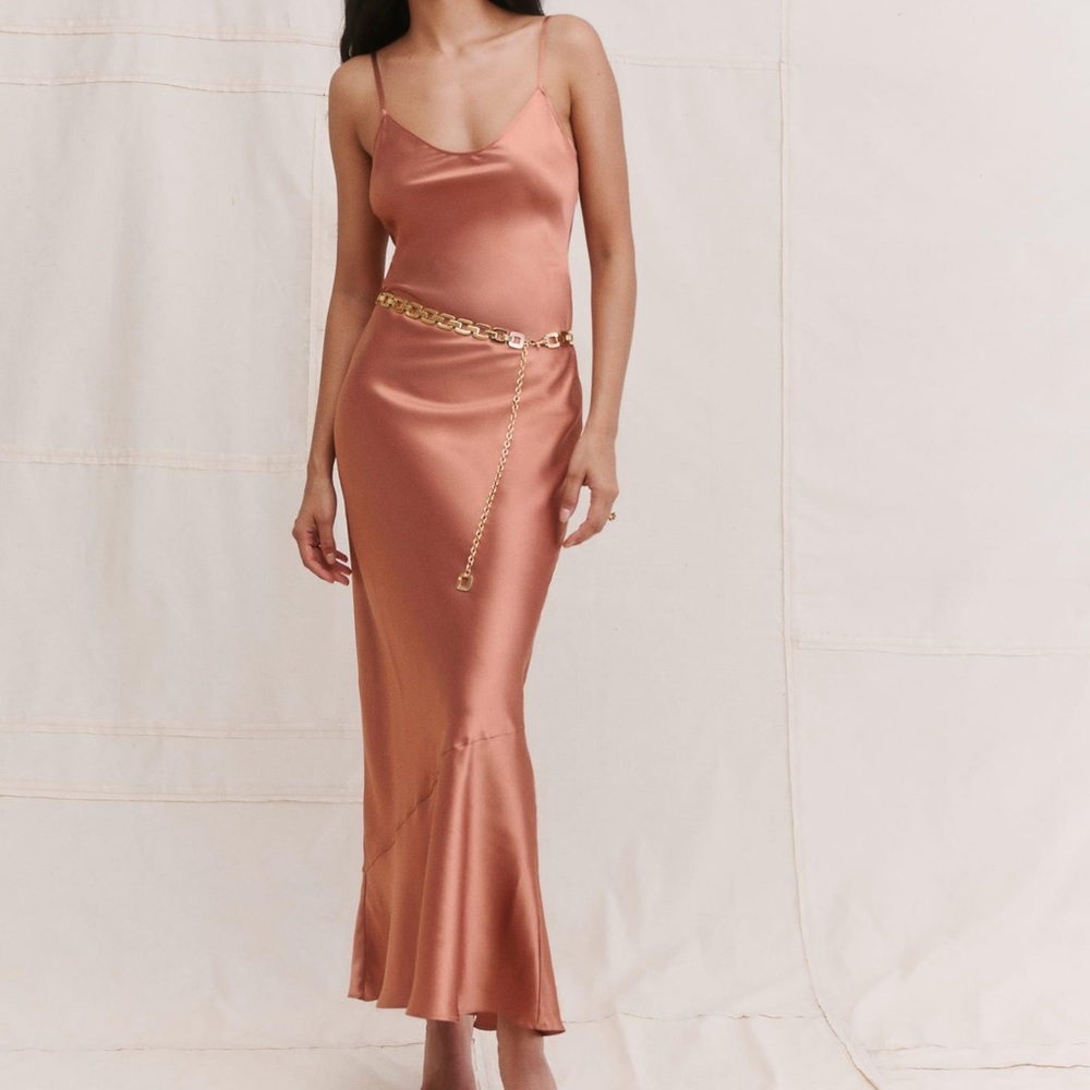 Reformation Parma Dress - Size S - Praline
